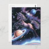 Celestial Unicorn Briefkaart (Voorkant / Achterkant)