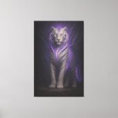 Celestial Violet Lightning Tiger – Silent Storm Gu Canvas Afdruk (Voorkant)