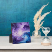 Celestial Vortex: Indigo and Amethyst Fotoplaat (Insitu)