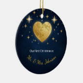 Celestial Vows Personalized Wedding Ornament (Rechts)