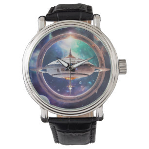 Celestial Voyage: Zwaartekracht-geïnspireerde Ruim Horloge