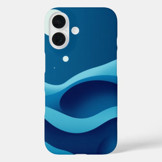 Celestial Waves: een dromerige Abstract Case-Mate iPhone Case (Achterkant)