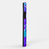 Celestial Waves: het blauw-witte en Paarse marmer Case-Mate iPhone Case (Achterkant/rechts)