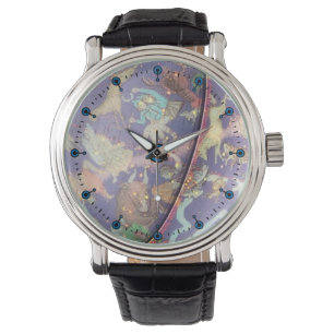 Celestial Wereldbol Astronomy Watch Horloge