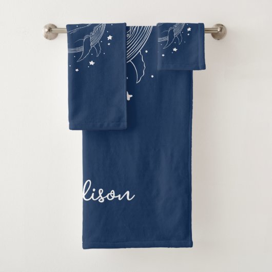 Celestial Whale Bad Handdoek (Insitu)