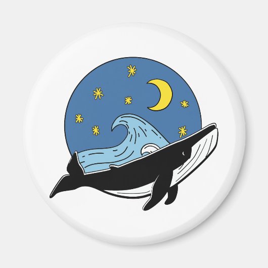Celestial Whale Magneet (Voorkant)