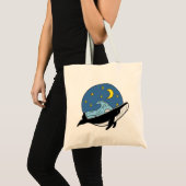 Celestial Whale Tote Bag (Voorkant (product))