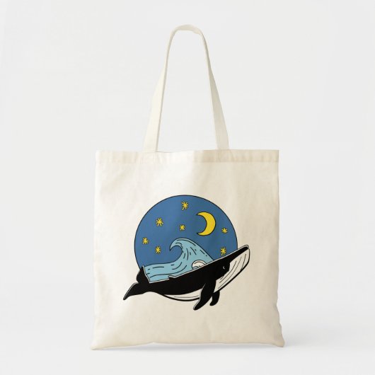 Celestial Whale Tote Bag (Voorkant)