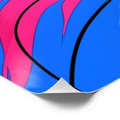 Celestial Whiskers: de droom van een kat Perfect Poster (Hoek)