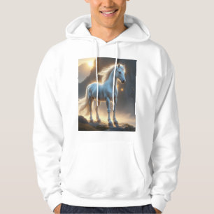 Celestial White Horse Fantasy Art T-shirt 🌄✨