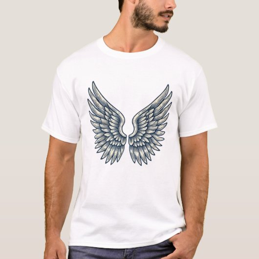 Celestial Wings Angelic T-shirt (Voorkant)
