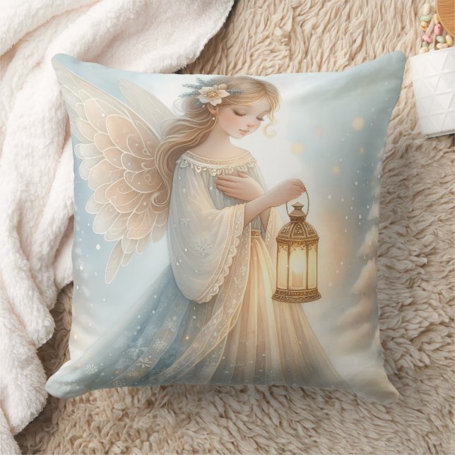 Celestial Winter Angel Lantern of Comfort Kussen (Deken)