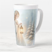 Celestial Winter Angel Lantern of Comfort Latte Mok (Rechterhoek)