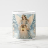 Celestial Winter Angel Lantern of Grace Extra Grote Beker (Voorkant)