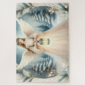 Celestial Winter Angel Lantern of Hope Legpuzzel (Verticaal)