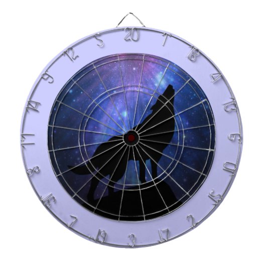 Celestial Wolf Dartbord (Voorkant)