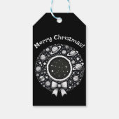 Celestial Wreath Gift Label | Starry Holiday Charm Cadeaulabel (Achterkant)