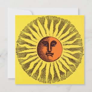 Celestial Yellow glimlachend Happy Hippie Sun