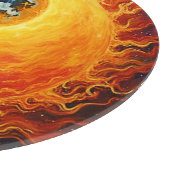 Celestial Yin Yang Art Snijplank (Hoek)