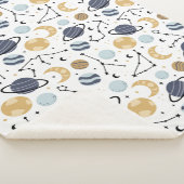 Celestial Zodiac Constellations Pattern Sherpa Deken (3/4)