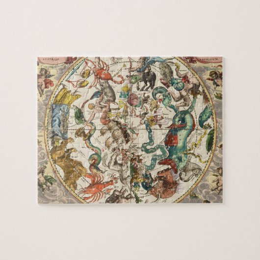  Celestial Zodiac Star Constellation Map Legpuzzel (Horizontaal)