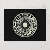 Celestial Zodiac Wheel Briefkaart (Voorkant)