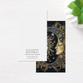 Celestial Zon Maan Oorbel Sieraden Display Visitekaartje (Bureau)