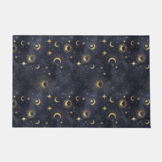 Celestiale nachtelijke hemelroos deurmat