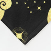 Celestiale nachthemel fleece deken (Hoek)