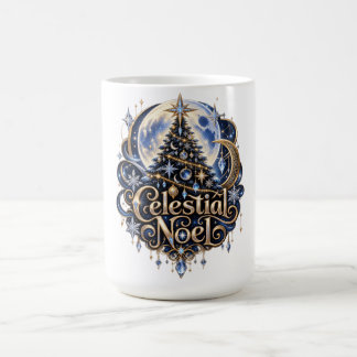 Celestiale Noel Maan- en Sterrenmok Koffiemok