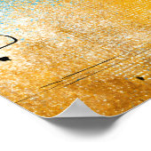 Celestiale Polsslag – Moderne Abstracte Geometrisc Poster (Hoek)