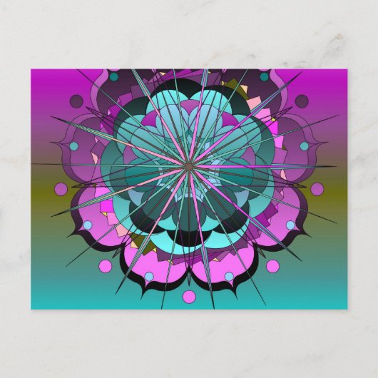 CelestialGlory2 Briefkaart (Voorkant)