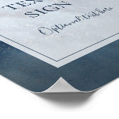 Celestile Sky met Lijsten kaarten en cadeaus op ma Poster (Hoek)