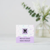 CELESTISCHE HALLOWEEN VIERKANTE VISITEKAARTJE (Staand voorkant)