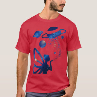 Celestium esthesius Fairycore Fairy Galay Planets T-shirt