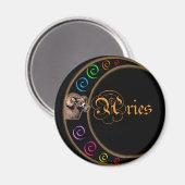 Celestrial Moon Aries Magneet (Voorkant / Achterkant)