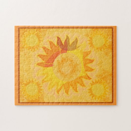 Celestrische Sun Puzzle Legpuzzel (Horizontaal)