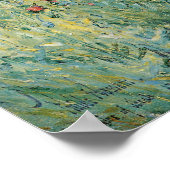 Celia Thaxter in haar tuin door Childe Hassam Poster (Hoek)