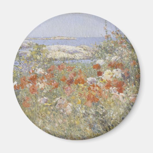 Celia Thaxter's Garden van Frederick Childe Hassam Magneet (Voorkant)