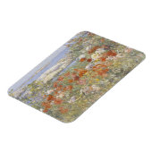 Celia Thaxter's Garden van Frederick Childe Hassam Magneet (Linkerzijde)