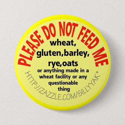 Celiac Button (Voorkant)