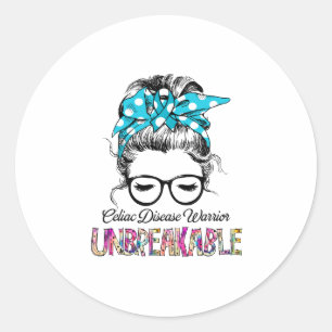 Celiakie Disease Awareness Ribbon Support Giften Ronde Sticker