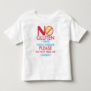 Celiakie Shirt, voer me niet Kinder Shirts