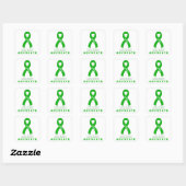 Celiakie Ziekte Advocate White Square Sticker (Vel)
