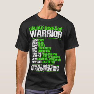 Celiakie Ziekte Bewustheid Ik ken Pain Green Ribbo T-shirt