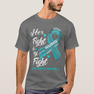 Celiakie Ziekte Bewustzijn Haar gevecht is mijn st T-shirt