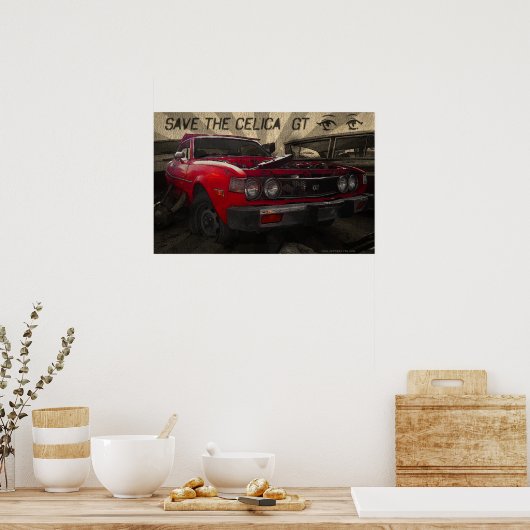 Celica GT poster (Keuken)