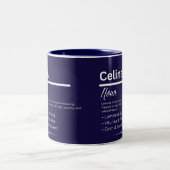 Celina Personalized Girl Name Meaning Coffee Mug (Centre)