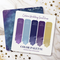 Celine • Carte de palette de couleurs de mariage v