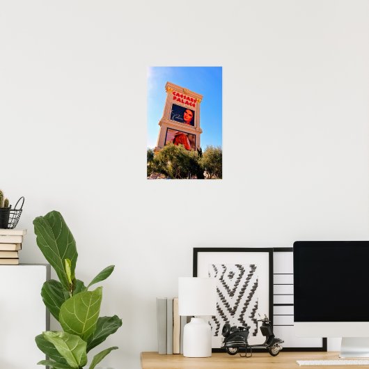 Celine Dion Caesars Palace Las Vegas America Poster (Thuiskantoor)